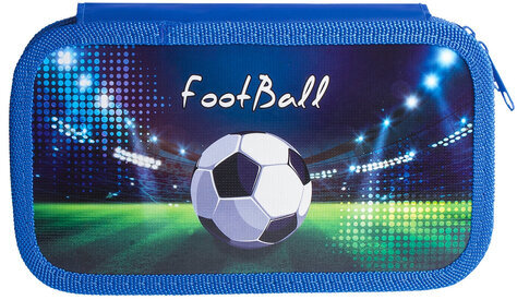 Пенал ПИФАГОР, 3 отделения, ламинированный картон, 19х11 см, "Stadium", 228110