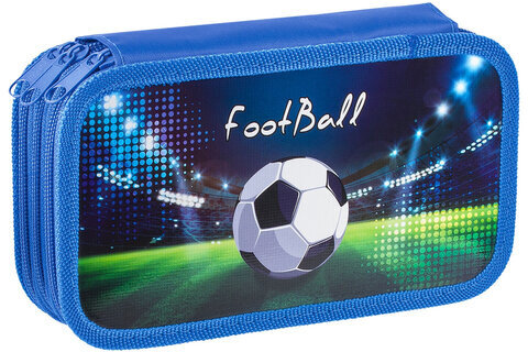 Пенал ПИФАГОР, 3 отделения, ламинированный картон, 19х11 см, "Stadium", 228110