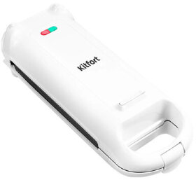 Электровафельница для бельгийских вафель KITFORT КТ-1643, 700 Вт, белая