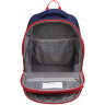 Рюкзак BRAUBERG CLASSIC, легкий каркас, премиум материал, "Wild wolf", синий, 37х32х21 см, 271393