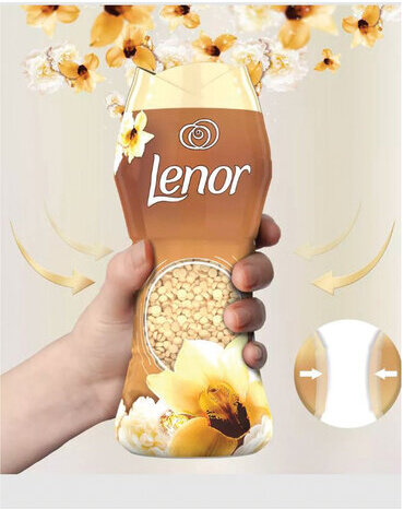 Кондиционер для белья в гранулах, 210 г, LENOR "Oro E Fiori Di Vaniglia", ваниль и орхидея