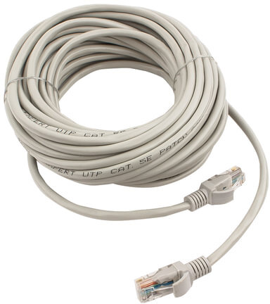 Кабель (патч-корд) UTP 5e категория, RJ-45, 10 м, CABLEXPERT, для подключения по локальной сети LAN, PP12-10M