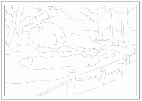 Папка для акварели С ЭСКИЗОМ, БОЛЬШАЯ А3, 10 л., 200 г/м2, 297х420 мм, BRAUBERG, 110065, 111065