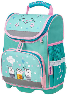 Ранец ЮНЛАНДИЯ &quot;WISE&quot; для начальной школы, Soft paws, 37х29х15 см, 229946