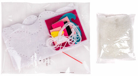 Набор для шитья игрушки из фетра "Единорог", ЮНЛАНДИЯ, 664487