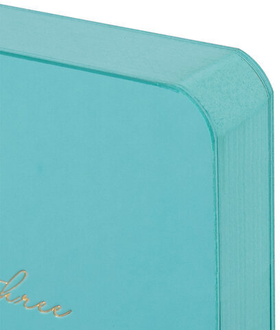 Ежедневник датированный 2023 А5 138x213 мм BRAUBERG "Pastel", под кожу, бирюзовый, 114146