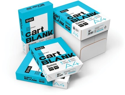 Бумага для цветной лазерной печати А4, ПЛОТНАЯ 200 г/м2, 200 л., CARTBLANK DIGI, 145% (CIE)