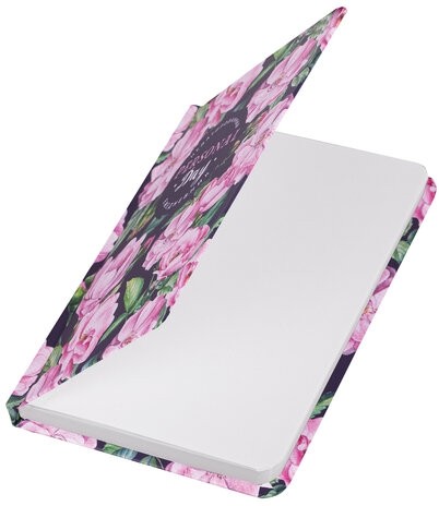 Ежедневник недатированный с резинкой, МАЛЫЙ ФОРМАТ А6 (109х148 мм), BRAUBERG, 128 л., "Розы", 114572