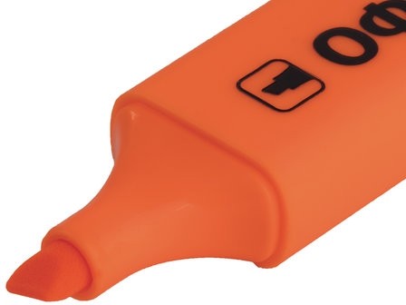 Текстовыделитель ОФИСМАГ, ОРАНЖЕВЫЙ, линия 1-5 мм, 151206