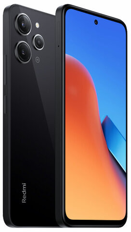 Смартфон XIAOMI Redmi 12, 2 SIM, 6,79&quot;, 4G (LTE), 50+8+2 Мп, 128 ГБ, пластик, черный, MZB0EBXRU