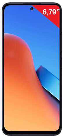 Смартфон XIAOMI Redmi 12, 2 SIM, 6,79", 4G (LTE), 50+8+2 Мп, 128 ГБ, пластик, черный, MZB0EBXRU