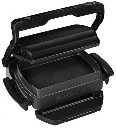 Электрогриль TEFAL GC714834, 2000 Вт, съемные панели, регулировка температуры, черный, 7211002749