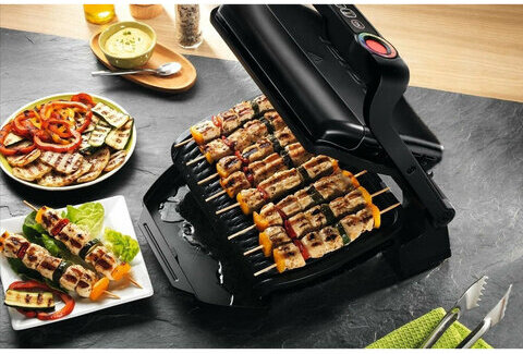 Электрогриль TEFAL GC714834, 2000 Вт, съемные панели, регулировка температуры, черный, 7211002749