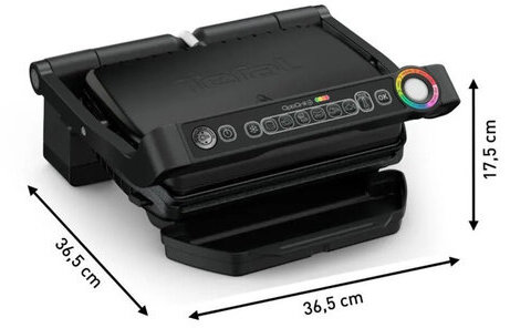 Электрогриль TEFAL GC714834, 2000 Вт, съемные панели, регулировка температуры, черный, 7211002749
