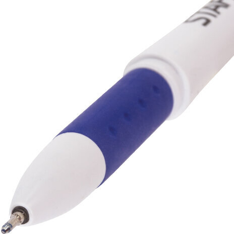 Ручки гелевые с грипом STAFF "Manager" GP-198, НАБОР 4 ЦВЕТА, корпус белый, узел 0,5 мм, 142395