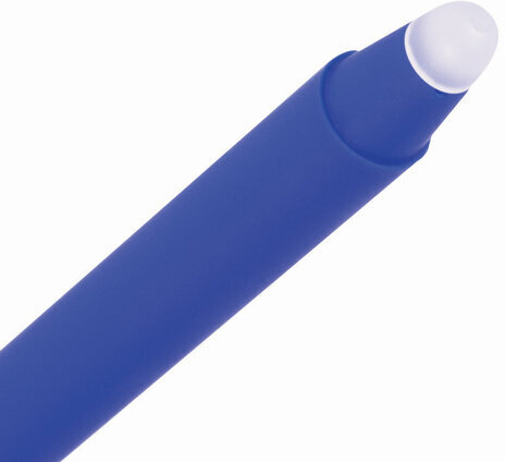 Ручка стираемая гелевая с грипом BRAUBERG "SOFT&SILK", СИНЯЯ, узел 0,7 мм, линия письма 0,5 мм, 143253