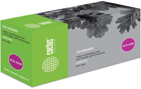 Картридж лазерный CACTUS (CS-S4200S) для SAMSUNG SCX-4200/4220, ресурс 2500 стр.