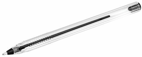 Ручка шариковая масляная PENSAN 2021, ЧЕРНАЯ, трехгранная, узел 1 мм, линия письма 0,8 мм, 2021/S50