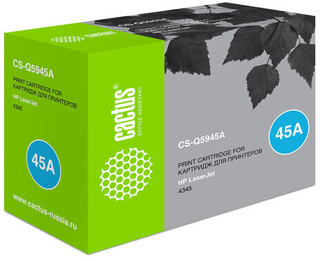 Картридж лазерный CACTUS (CS-Q5945A) для HP LaserJet 4345, ресурс 18000 стр.
