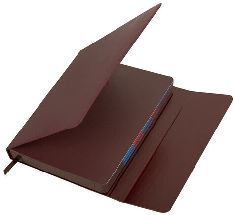 Ежедневник датированный 2024 А5 148х218 мм GALANT "Magnetic", под кожу, клапан, коричневый, 114757