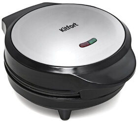 Электровафельница для тонких вафель KITFORT КТ-1617, 640 Вт, черная