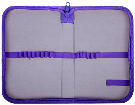 Пенал ЮНЛАНДИЯ, 1 отделение, металлизированный картон, конгрев, 19х11 см, "Moon Explorer", 271507