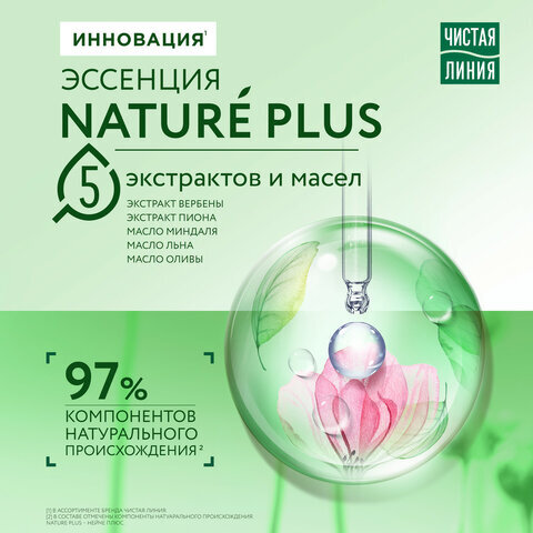 Шампунь для всех типов волос 400 мл, ЧИСТАЯ ЛИНИЯ "Экстракт крапивы", укрепляющий