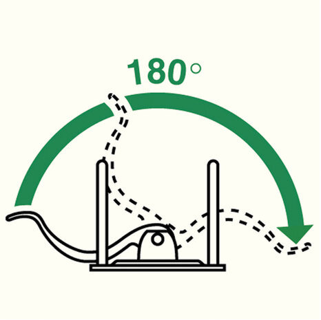 Папка-регистратор LEITZ, механизм 180°, покрытие пластик, 80 мм, синяя, 10101235P