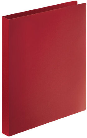 Папка на 4 кольцах STAFF, 25 мм, красная, до 170 листов, 0,5 мм, 225726