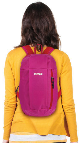 Рюкзак STAFF AIR компактный, розовый, 40х23х16 см, 227043