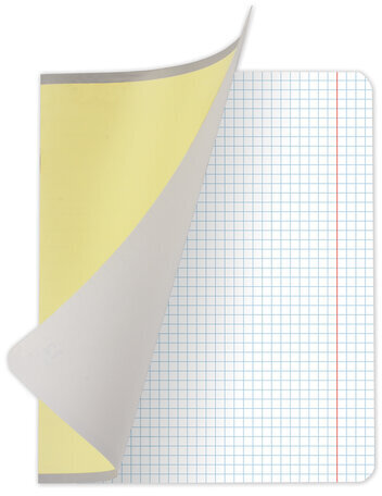 Тетрадь 12 л. ЮНЛАНДИЯ КЛАССИЧЕСКАЯ, клетка, обложка картон, ЖЕЛТАЯ, 105637