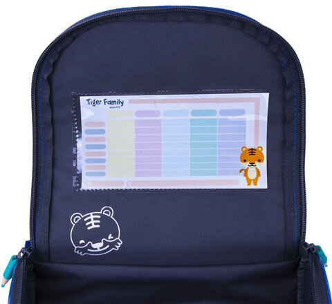 Ранец TIGER FAMILY для начальной школы, Nature Quest, "Metal Dino", 35х31х19 см, 228877, TGNQ-054A