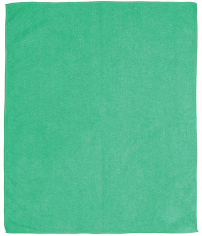 Тряпка для мытья пола из микрофибры, СУПЕР ПЛОТНАЯ, 50х60 см, зеленая, LAIMA, 601251