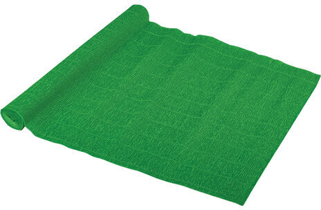 Бумага гофрированная/креповая (ИТАЛИЯ) 140 г/м2, 50х250 см, зеленая (963), BRAUBERG FIORE, 112578