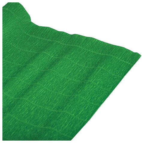 Бумага гофрированная/креповая (ИТАЛИЯ) 140 г/м2, 50х250 см, зеленая (963), BRAUBERG FIORE, 112578