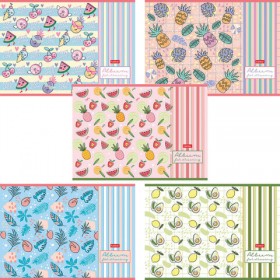 Альбом для рисования А4 24 л., скоба, обложка картон, HATBER, 205х290 мм, &quot;Фруктис&quot;, 24А4В