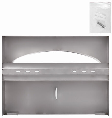 Диспенсер для покрытий на унитаз LAIMA PROFESSIONAL INOX, (V1) 1/2, нержавеющая сталь, матовый, 605702