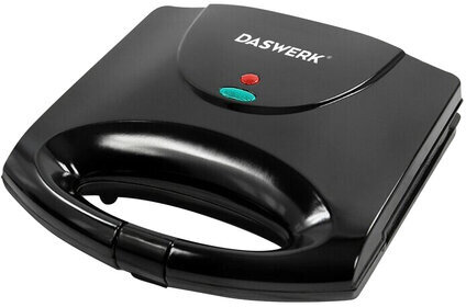 Электровафельница антипригарная для венских и бельгийских вафель, 2 вафли, 750 Вт, DASWERK, WM-4, 455651