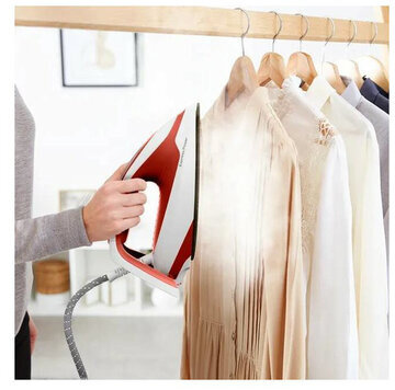 Парогенератор TEFAL SV8110E0, 2800 Вт, 6.3 Бар, постоянная подача пара 120 г/мин, паровой удар 420 г/мин, 1.8 л, белый/красный, 1830008618