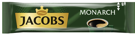Кофе растворимый порционный JACOBS "Monarch", сублимированный, 1,8 г, пакетик, 8050269