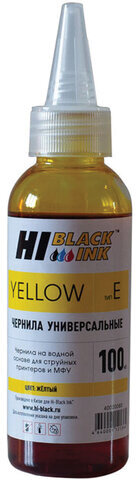 Чернила HI-BLACK для EPSON (Тип E) универсальные, желтые, 0,1 л, водные, 150701038301