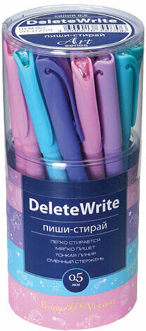 Ручка стираемая гелевая BRUNO VISCONTI Единороги, СИНЯЯ, узел 0,5 мм, линия письма 0,3 мм, 20-0254