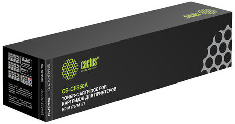 Картридж лазерный CACTUS (CS-CF350A) для HP CLJ M176n/M177fw, черный, ресурс 1300 страниц