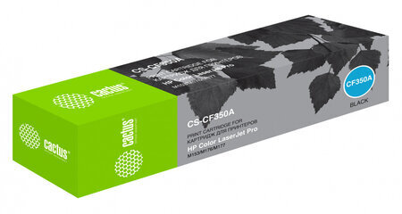 Картридж лазерный CACTUS (CS-CF350A) для HP CLJ M176n/M177fw, черный, ресурс 1300 страниц