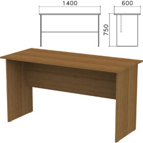 Стол письменный &quot;Канц&quot;, 1400х600х750 мм, цвет орех пирамидальный, СК21.9
