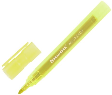 Маркеры стираемые для белой доски НАБОР 12 ЦВЕТОВ, BRAUBERG "MULTICOLOR", 3 мм, 152121