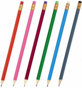 Карандаш чернографитный KOH-I-NOOR, 1 шт., "Astra", НВ, с ластиком, корпус ассорти, заточенный, 1380, 1380002017KSRU