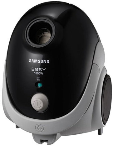 Пылесос SAMSUNG SC5241, с пылесборником, потребляемая мощность 1800 Вт, мощность всасывания 410 Вт, черный