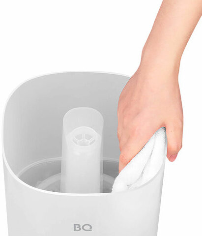 Увлажнитель воздуха BQ (БИ-КЬЮ) HDR1009, объем бака 4 л, 25 Вт, LED-дисплей, аромаконтейнер, белый, 86196444