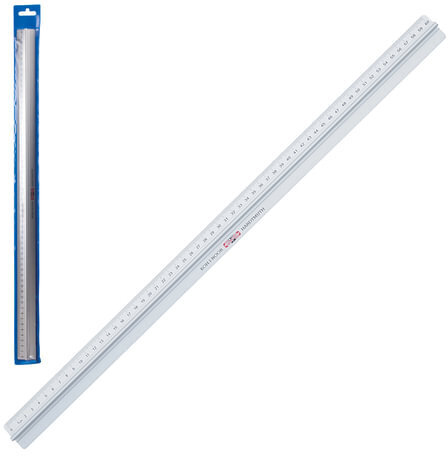Линейка металлическая 60 см, KOH-I-NOOR, с держателем, европодвес, 9101060001TE